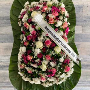 coroa de flores linha premium grande